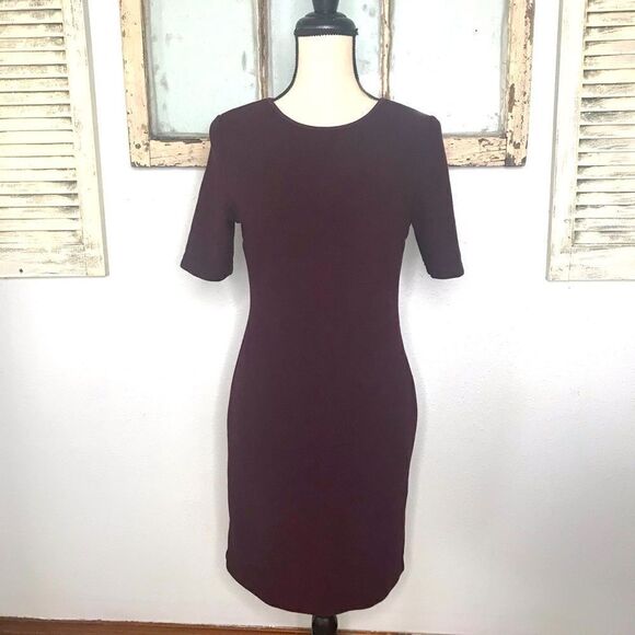 Cute Dark Purple Mario Serrano Cocktail Dress - Picture 1 of 7